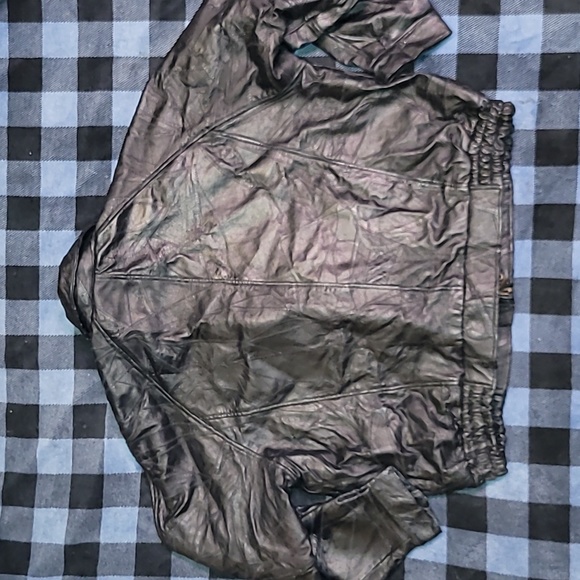 Vintage. 90s. Milan Leather. Patchwork leather. Heavyweight w/lining. Size 3x - Picture 12 of 16